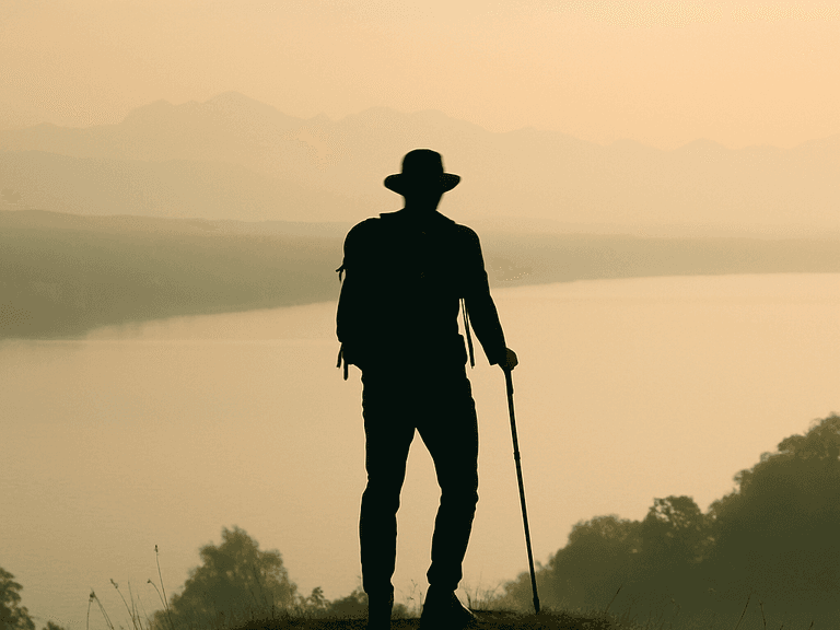 Sonnenuntergangs-Wanderung