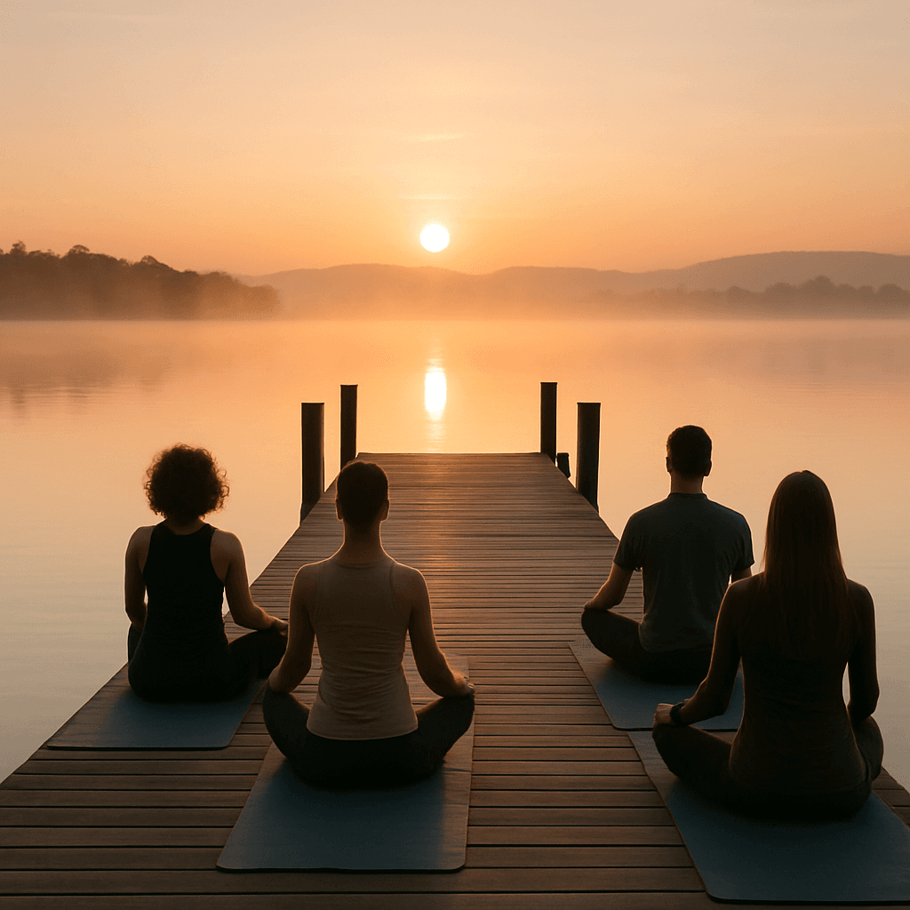 Yoga am Steg